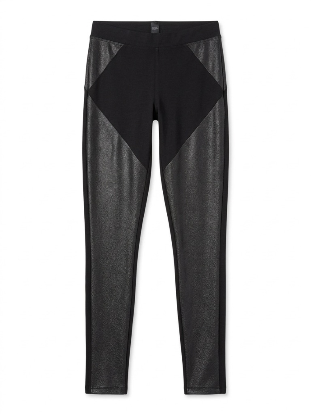 Express Women’s Faux Leather Panel Leggings Size Small